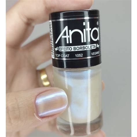 Top Coat Efeito Borboleta Anita Shopee Brasil