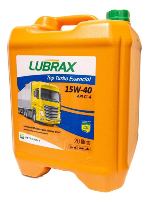 Lubrax Top Turbo Essencial W Ci Lubrificante Litros