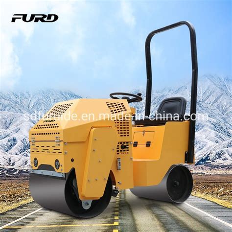 Hydraulic Double Drum Self Propelled Vibratory Roller Smooth Drum