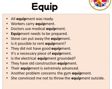 Sentences With Equip Archives English Grammar Here