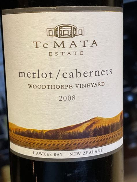 2009 Te Mata Estate Cabernet Merlot Estate New Zealand North Island