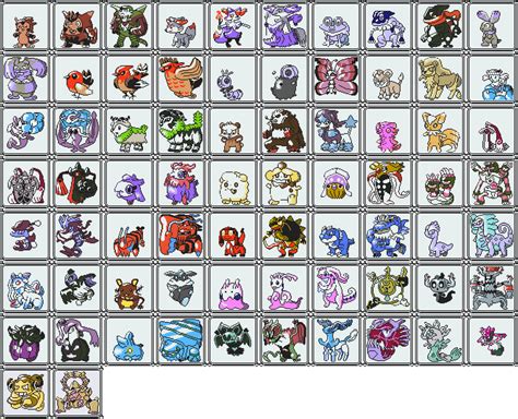 Kalos Dex GSC Sprites Shiny Colours by Axel-Comics on DeviantArt