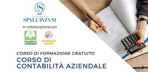 Nuovo Corso Gratuito Di Contabilit Aziendale Istituto Spallanzani