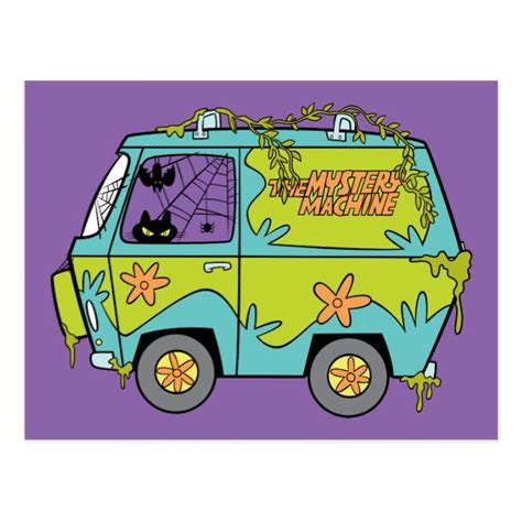 Scooby Doo The Mystery Machine Postcard Zazzle Scooby Doo