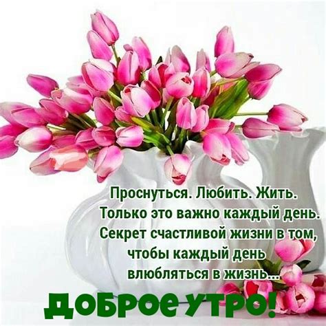 Картинки с надписями. Доброе утро!.