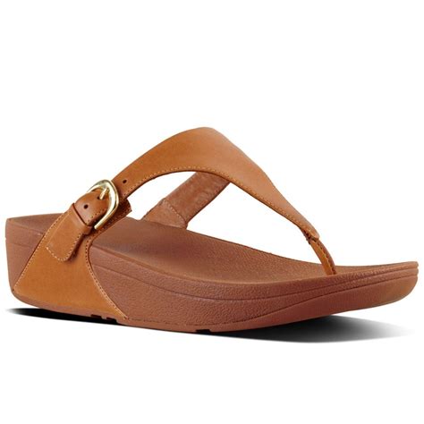 Fitflop Skinny Womens Leather Toe Post Sandals Charles Clinkard