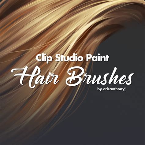 Artstation Clip Studio Paint Hair Brushes Brushes