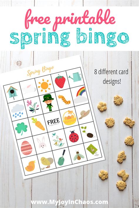 Free Printable Spring Bingo My Joy In Chaos