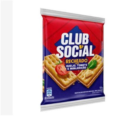 Kit 4 Biscoitos Club Social Queijo Tomate Manjericao 106G em Promoção