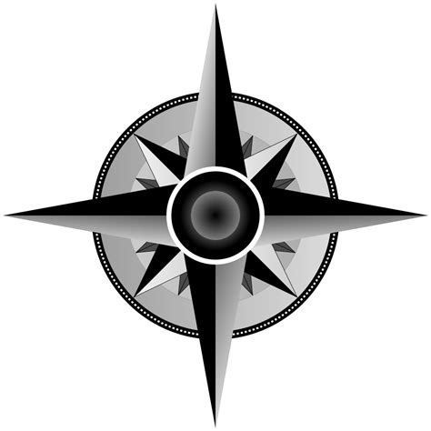 Black And White Compass Png Svg Clip Art For Web Download Clip Art Png Icon Arts