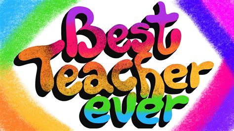 Best Teacher Ever Card Drawing Easy Draw Happy Teachers Day Drawing