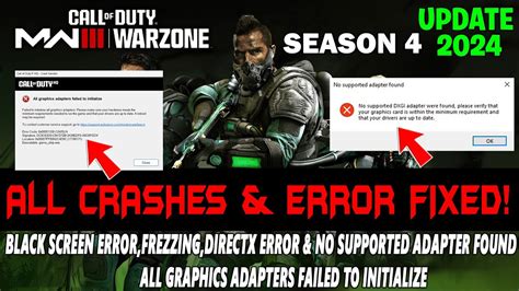 Warzone Modern Warfare How To Fix Crashing Freezing Directx Error