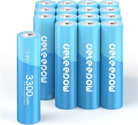 Amazon Deleepow Nimh Mah Aa Rechargeable Batteries Pack