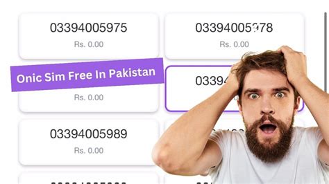 How To Order Onic Sim Free In Pakistan YouTube