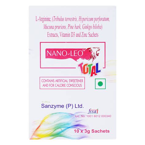 Nano Leo Total Powder 10x3gm Buy Medicines Online At Best Price From