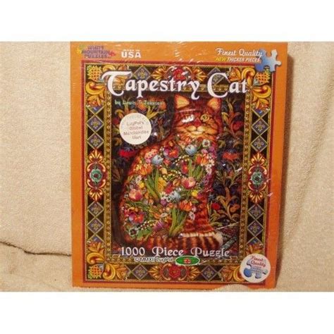 For Sale Tapestry Cat 402S 1000 Pieces White Mountain Puzzles