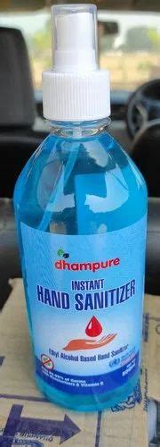 Dhampure Instant Hand Sanatizer 500 Ml At Rs 90 Piece Alcohol Hand