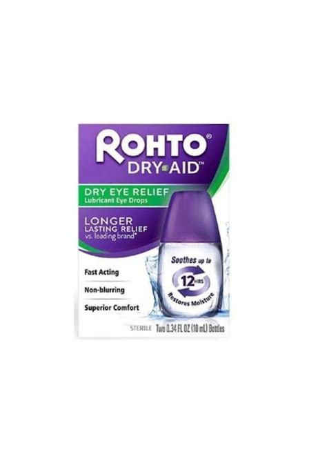 Rohto Dry Aid Eye Drops Kayganlaştırıcı Göz Damlası Fiyatları ve