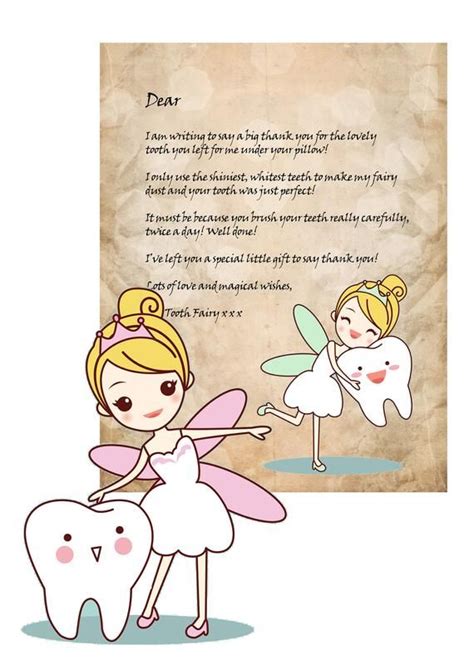 Tooth Fairy Note Printable Free Printable Word Searches