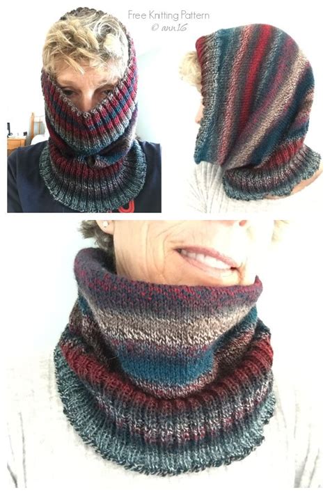 Sockhead Cowl Free Knitting Pattern Knitting Pattern Easy Cowl