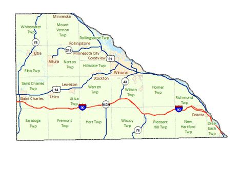 Map Of Winona Mn - Map Of Farmland Cave