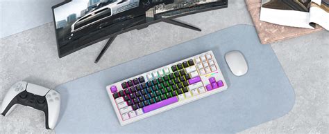 Amazon Mosptnspg Tkl Wired Mechanical Keyboard Rgb Backlit Gasket Mount Key Hot