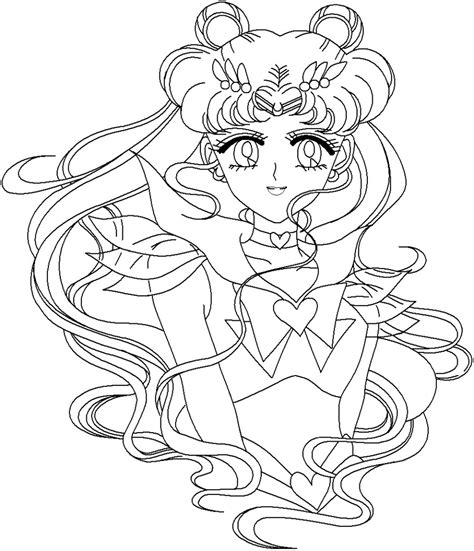 Coloring Page Sailor Moon - 7