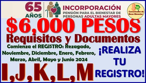 Siguientes Letras En Registrarse En La Pensi N Bienestar Del Adulto