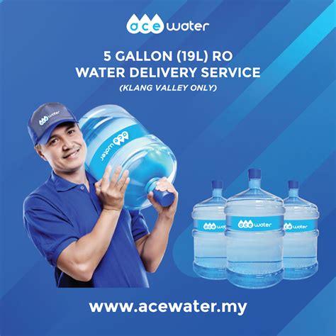 5 Gallon (19 liter) RO Bottled Water Delivery - Ace Water