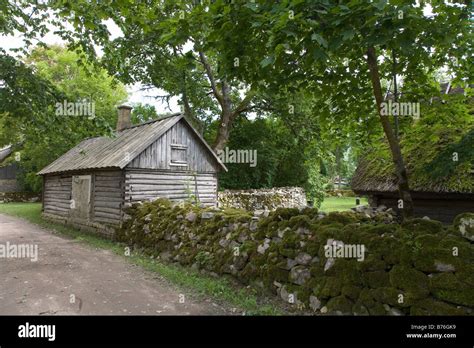 Muhu Museum at Koguva Village, Muhu Island, Estonia, Europe Stock Photo ...