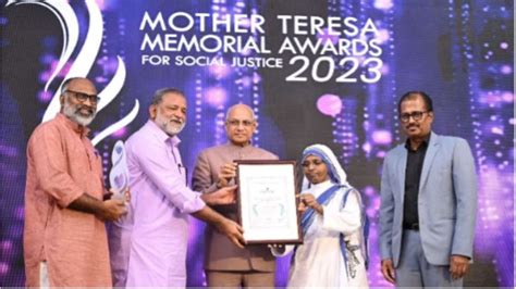 The Mother Teresa Memorial Awards for Social Justice 2023 celebrated global champions embodying ...