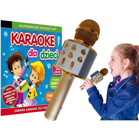 Zestaw Karaoke Dla Dzieci Solidny Mikrofon Bezprzewodowy Inna Marka