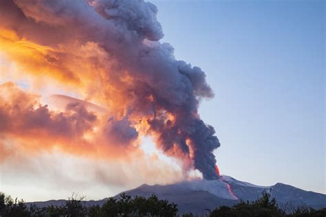 Mount Etna In Italy Erupts Again Stunning Footage Recorded