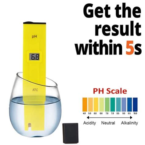 Ph Meter Lcd Digital Electric Tester Pen Water Hydroponics Aquarium