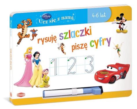 Disney Ucz Si Z Nami Rysuj Szlaczki Pisz Cyfry Opracowanie