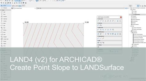 Create Point Slope To A LANDSurface LAND4 For ARCHICAD YouTube