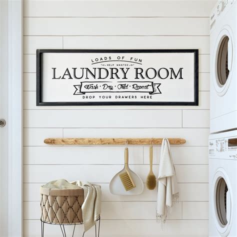 Laundry Room Sign Drop Your Drawers Here T For Him T For Etsy