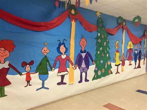 Whoville Hallway School Whoville Christmas Office Christmas Decorations Whoville Christmas