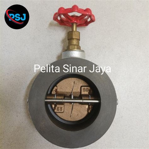 Jual Wafer Check Valve Kitz Cast Iron Flange Jis K Inch Wafer