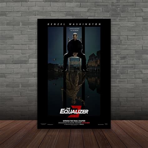 The Equalizer 3 Movie Poster 2023 Classic Film, Wall Art, Room Decor ...