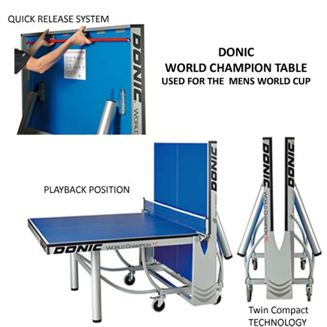 Donic World Champion Tc Table Tennis Table Delivery Extra