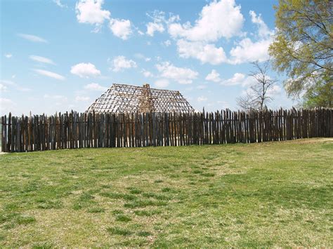 Reconstructed Barracks And Stockade Wall Jamestown Va Flickr