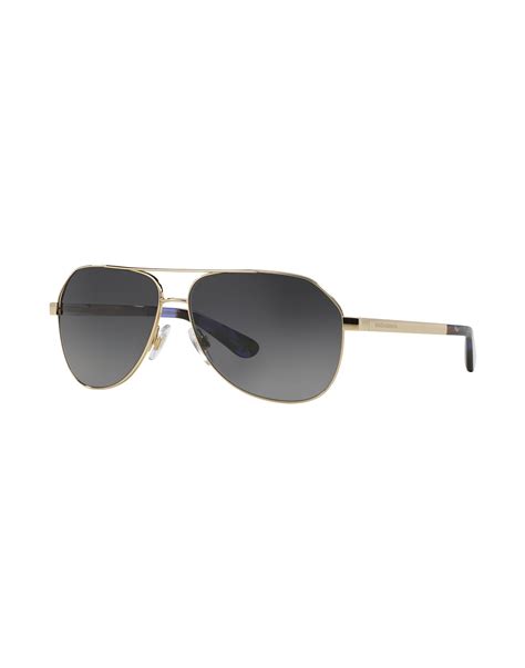 Dolce & Gabbana Sunglasses in Gold | Lyst