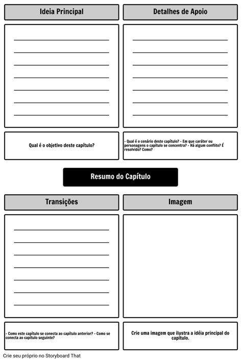 Resumo Do Capítulo Storyboard Af Pt Examples