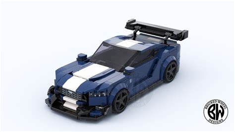 LEGO MOC 2024 Ford Mustang Dark Horse GT by BrickedWheel | Rebrickable - Build with LEGO