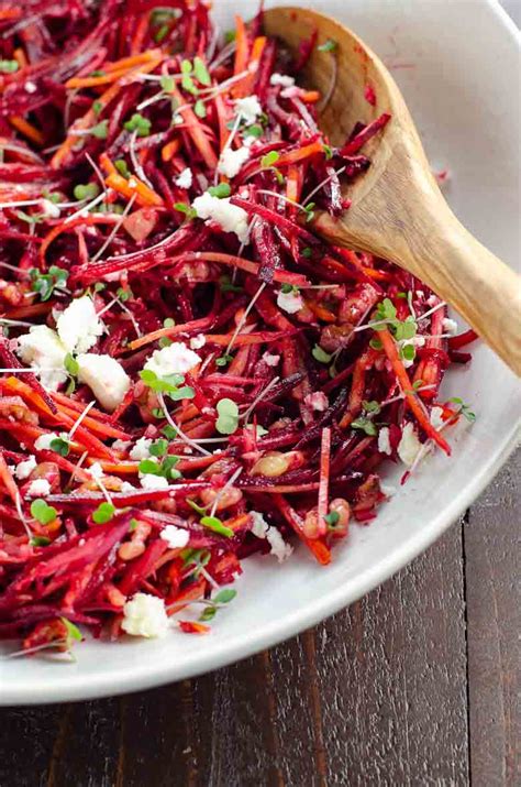 Raw Grated Beet Salad