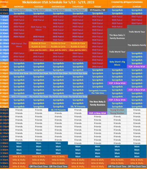 Unlock The Fun Your Ultimate Guide To Nickelodeons Live TV Schedule