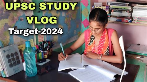 Study Vlog A Productive Day In Life Of Upsc Ias Aspirant In Village