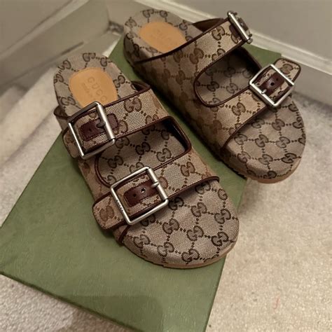 Gucci Shoes Authentic Gucci Birkenstock Slides Poshmark