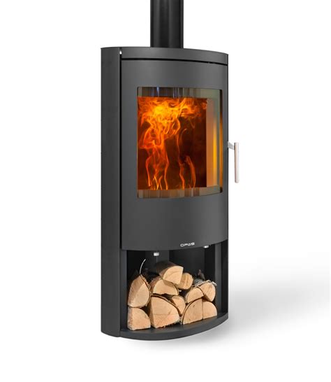 Opus Harmony Ls 7kw Multi Fuel Stove With Log Store Luxury Stoves